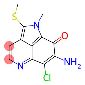 7-Amino-6-chloro-1-methyl-2-methylthiopyrrolo[4,3,2-de]quinolin-8(1H)-one