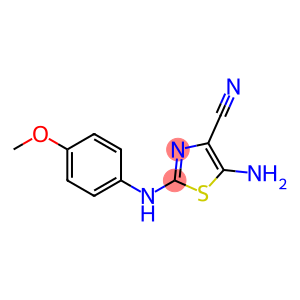 5-Amino-2-[4-methoxyphenylamino]thiazole-4-carbonitrile