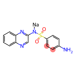 4-Amino-N-(quinoxalin-2-yl)-N-sodiobenzenesulfonamide