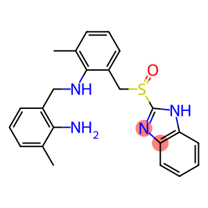 2-[[2-[(2-Amino-3-methylbenzyl)amino]-3-methylbenzyl]sulfinyl]-1H-benzimidazole