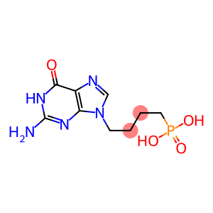 4-[(2-Amino-1,6-dihydro-6-oxo-9H-purin)-9-yl]butylphosphonic acid