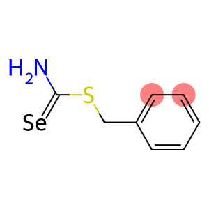 [(Aminoselenocarbonyl)thiomethyl]benzene