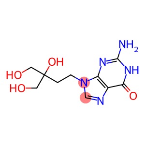 2-Amino-9-(4-hydroxy-3-hydroxy-3-hydroxymethylbutyl)-9H-purin-6(1H)-one