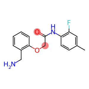 2-[2-(aminomethyl)phenoxy]-N-(2-fluoro-4-methylphenyl)acetamide