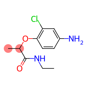 2-(4-amino-2-chlorophenoxy)-N-ethylpropanamide