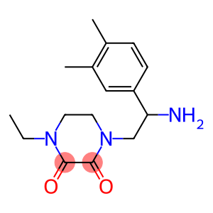 1-[2-amino-2-(3,4-dimethylphenyl)ethyl]-4-ethylpiperazine-2,3-dione