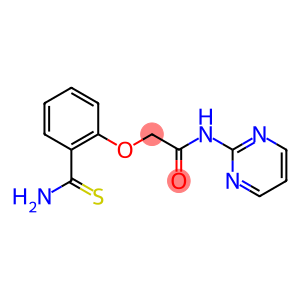 2-[2-(aminocarbonothioyl)phenoxy]-N-pyrimidin-2-ylacetamide