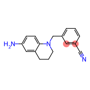 3-[(6-amino-1,2,3,4-tetrahydroquinolin-1-yl)methyl]benzonitrile