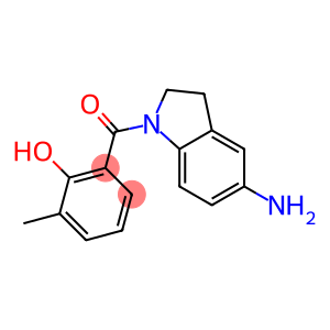 2-[(5-amino-2,3-dihydro-1H-indol-1-yl)carbonyl]-6-methylphenol