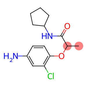 2-(4-amino-2-chlorophenoxy)-N-cyclopentylpropanamide