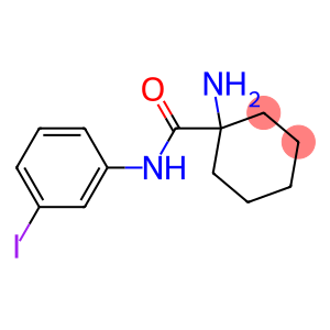 1-amino-N-(3-iodophenyl)cyclohexane-1-carboxamide